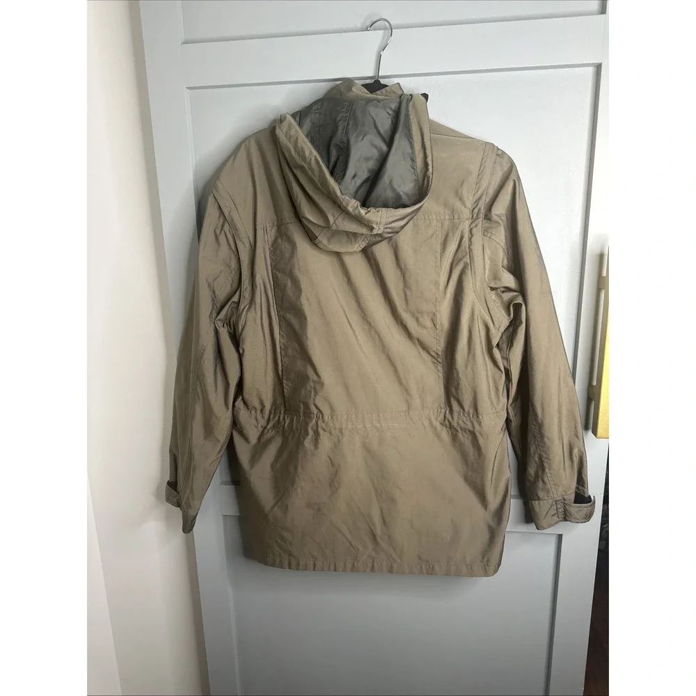 Vintage Banana Republic 2-1 Convertible Hooded Paparazzi Travel Zip Jacket Sz S‎